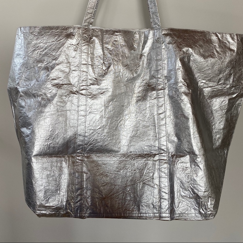 Silver IKEA tote bag